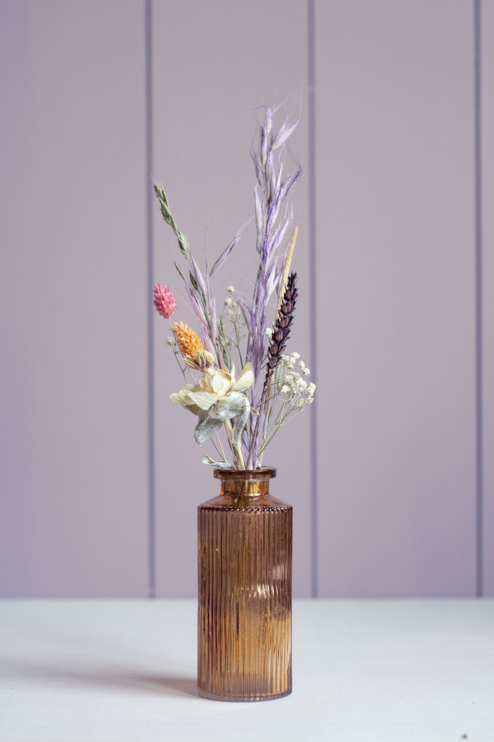 Vase Fleur-Jolie brun