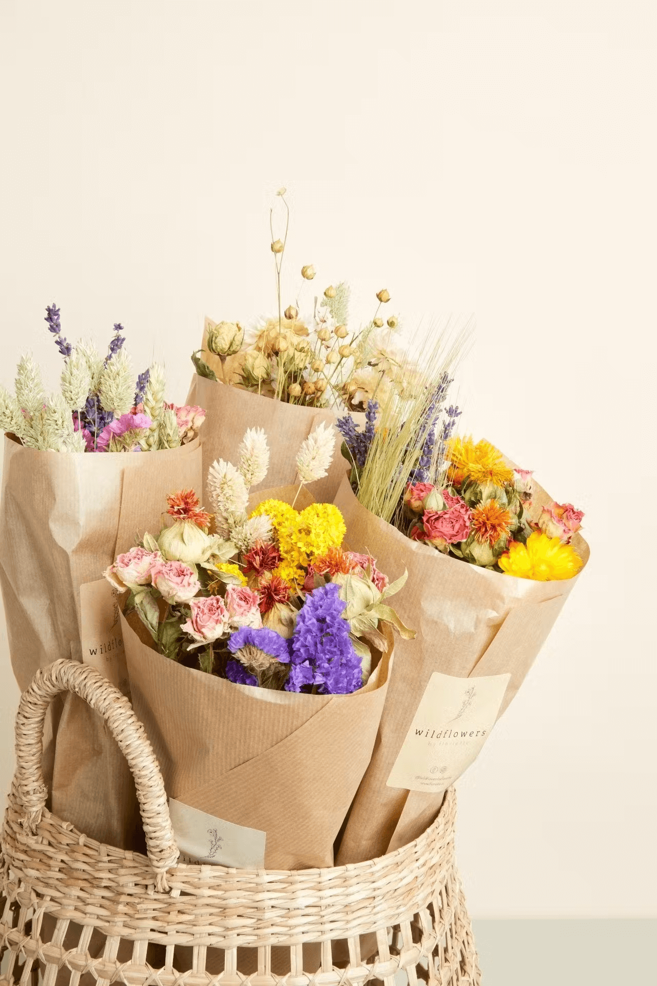 Bouquet sec de fleurs des champs Market More – Multi