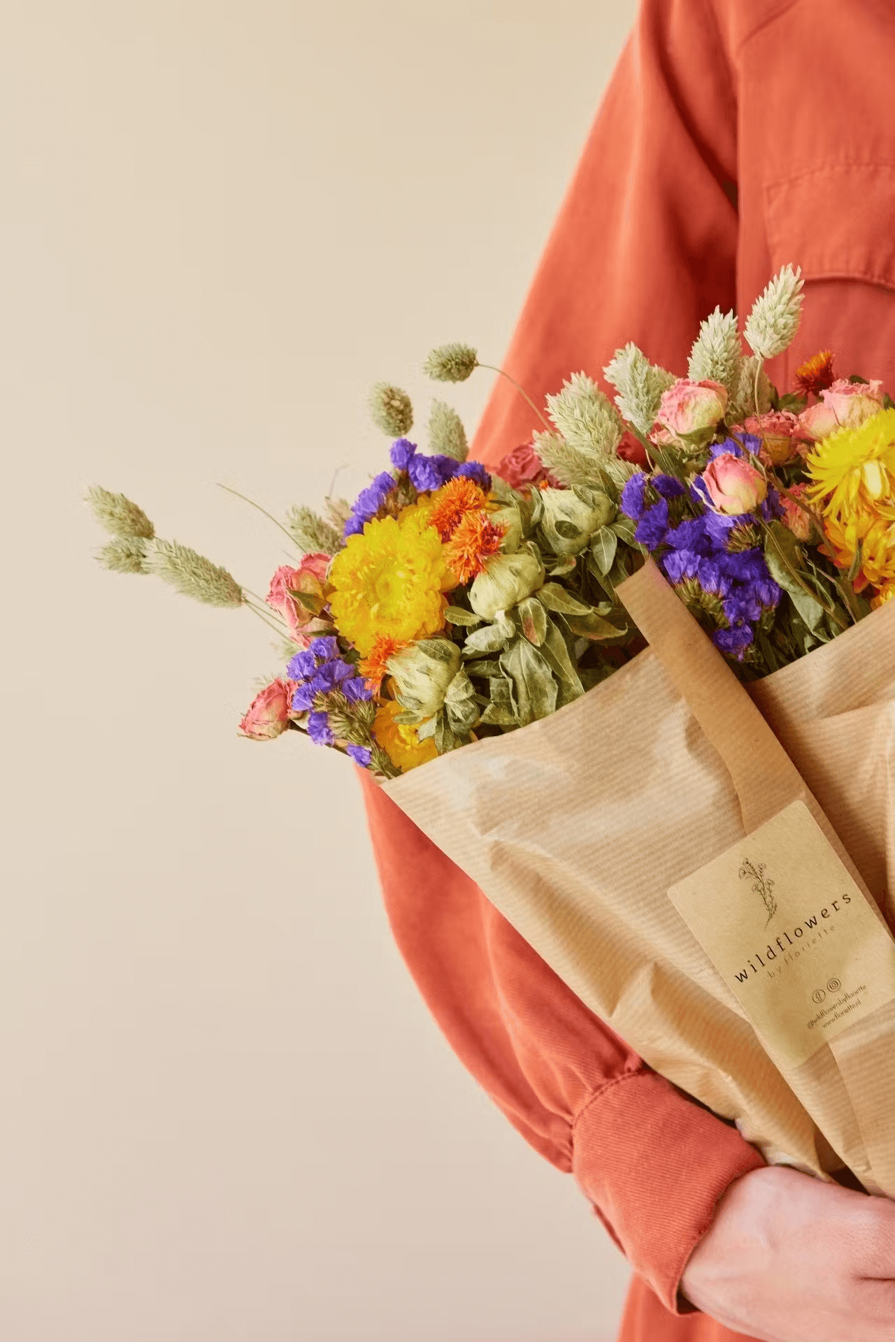 Bouquet sec de fleurs des champs Market More – Multi