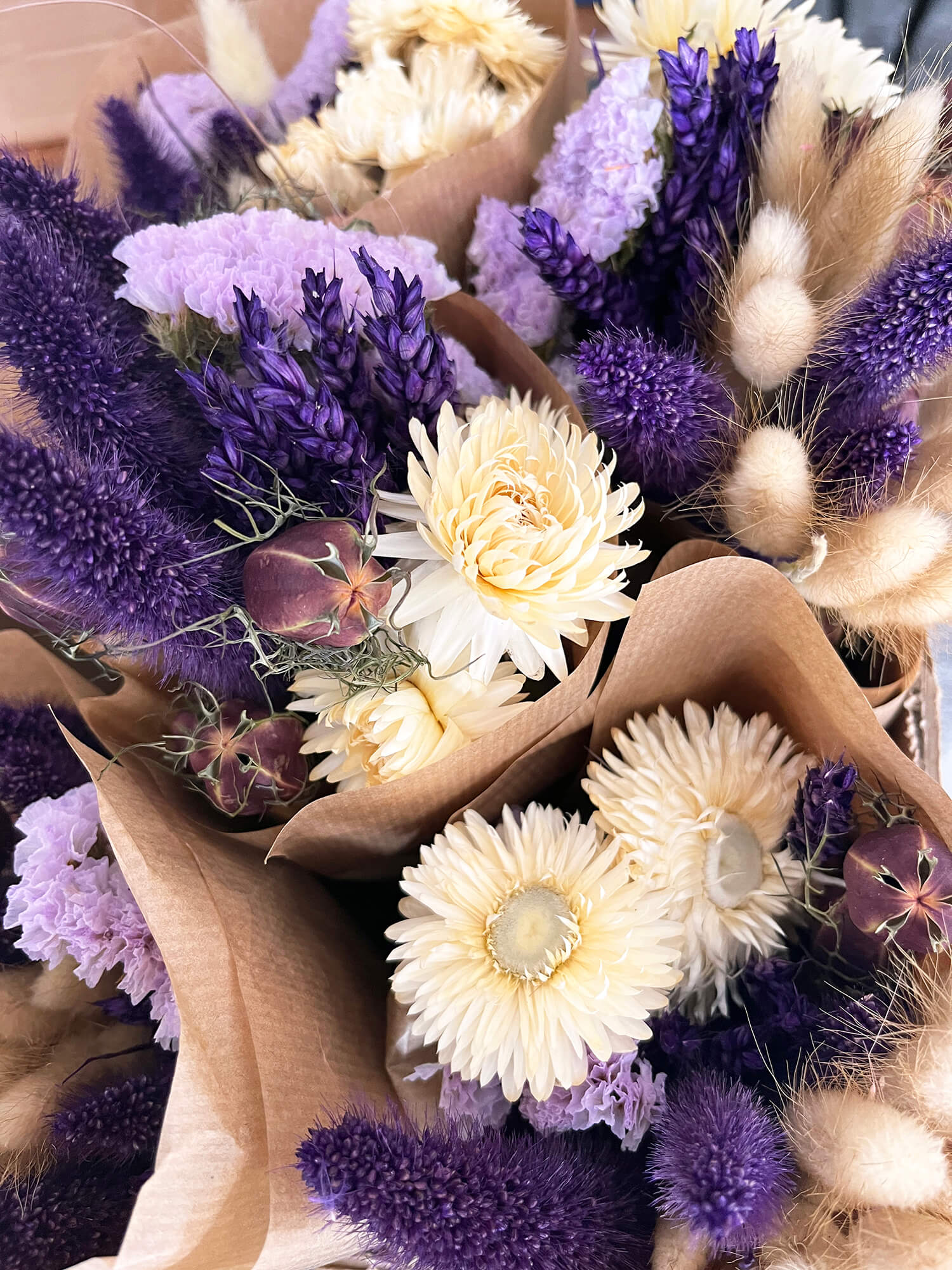 Droogboeket veldbloemen Market More – Meadow Violet